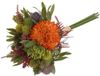 Countryfield Kunstboeket Dhalia mix oranje H36cm