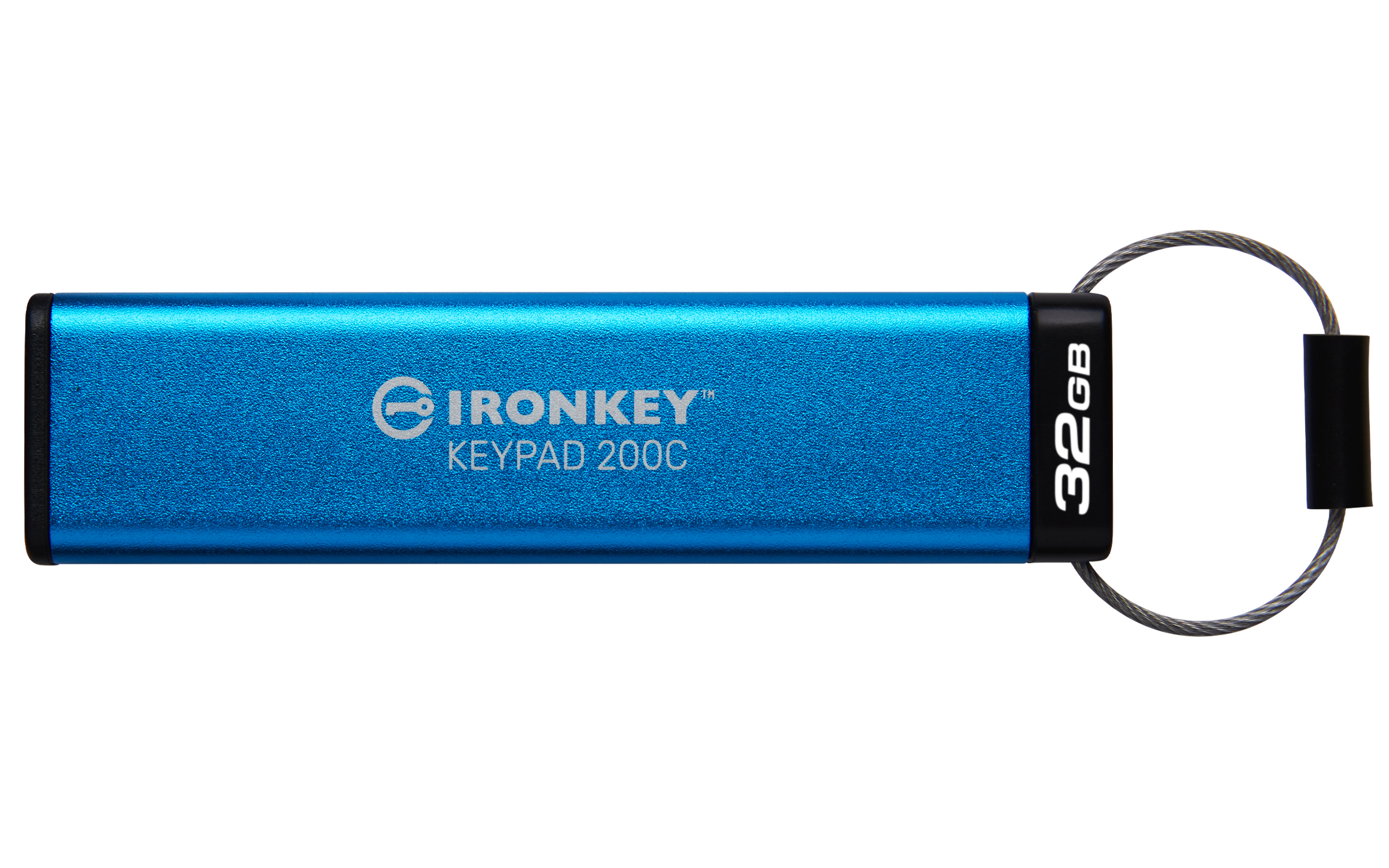 Kingston Technology 32GB USB-C IronKey Keypad 200C, FIPS 140-3 Lvl 3 (aangevraagd) AES-256