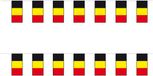 Bellatio Decorations Shoppartners Bv Slinger Belgie - 2x - 4 meter - papier - brandvertragend - Belgische vlag