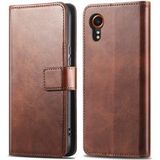 imoshion Luxe Bookcase voor de Samsung Galaxy Xcover 7 - Donkerbruin