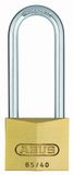 Abus 12015 Hangslot 63 mm messing met lange beugel met gemeenschappelijke sleutel 6403