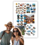 Anwicar Rechthoekige Magneet Bord - Magnetisch memobord - Magnetisch prikbord - ideal für Magnete und Notizen