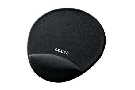 Esselte 67043 Mouse Pad - Black - With Wrist Rest