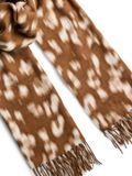PIECES - PCJEO LONG SCARF BC - Sjaal - Polyester - Panterprint - Toffee