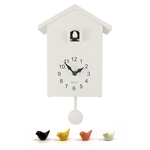 Walplus Cuckoo Wandklok Kunst Huis Woonkamer Keuken Kantoor Decoratie - Wit