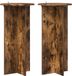 vidaXL Plantenstandaard 2 st gerookt eiken 40 x 40 x 80 cm