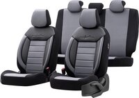 Otom Stoelhoezenset Comfortline 8 Mm Leer/textiel Grijs 11-delig