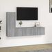 Maison Exclusive - Meuble TV 3 pièces Sonoma gris bois d'ingénierie