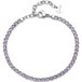 BROSWAY DESIDERI BEI103 STAINLESS STEEL ARMBAND MET PAARSE ZIRKONIA'S 1 STUK