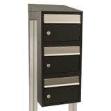 Stoer! Brickset 3-Hoog Met Dak Op Statief Zwart - 40215070_1x3ds
