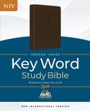 Hebrew-Greek Amg Publishers Hebrew-Greek Key Word Study Bible, Brown Goatskin Leather
