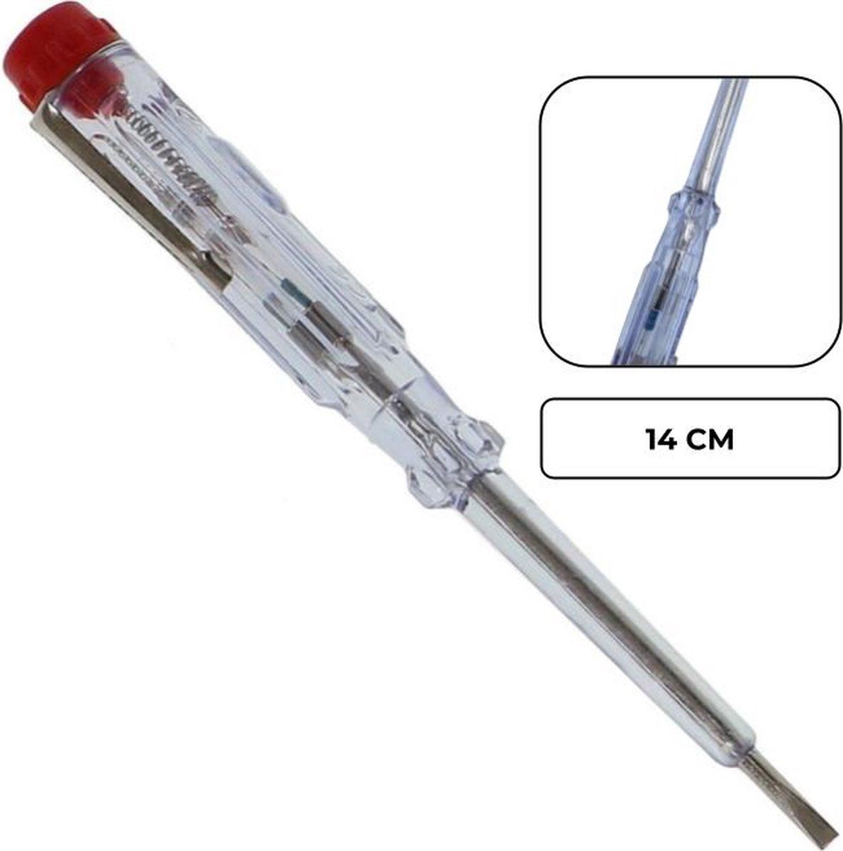 PD - Spanningzoeker - 14 cm - 220-250V - Zilver