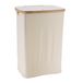 Tendance Panier à linge avec couvercle - bambou bois - 70L - blanc naturel - 60 x 40 x 30 cm - tri du linge