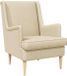 vidaXL Fauteuil Crèmekleurig Stof