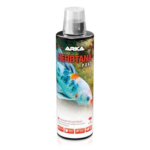 MICROBE-LIFT Pond Herbtana - Kruidengebaseerde verzorgende preparaat voor optimale ondersteuning van het immuunsysteem bij vissen in elke vijver, (473 ml)