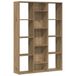 VidaXL Paravent/boekenkast 100x24x140 cm hout bewerkt eikenkleurig