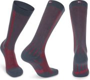 DANISH ENDURANCE Compressiekousen Dames & Heren - 21-26 mmHg - Grijs/Rood - Maat 43-47 - 1 paar