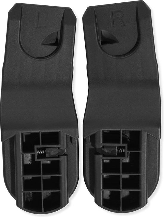 Hauck universele adapters voor kinderwagen Walk N Care en babyzitje van andere producenten, 1 paar, zwart