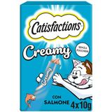 Catisfactions Creamy Zalm voor Katten, 11x4x10g