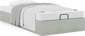 Maison Exclusive - Cadre de lit ottoman sans matelas gris clair 100x200 cm velours