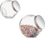 Zeller 2x bocaux en verre/boîtes à bonbons 1200 ml et 2200 ml