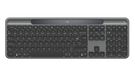 Logitech Signature Slim Solar+ K980 Toetsenbord Universeel RF-draadloos + Bluetooth AZERTY Frans Grafiet