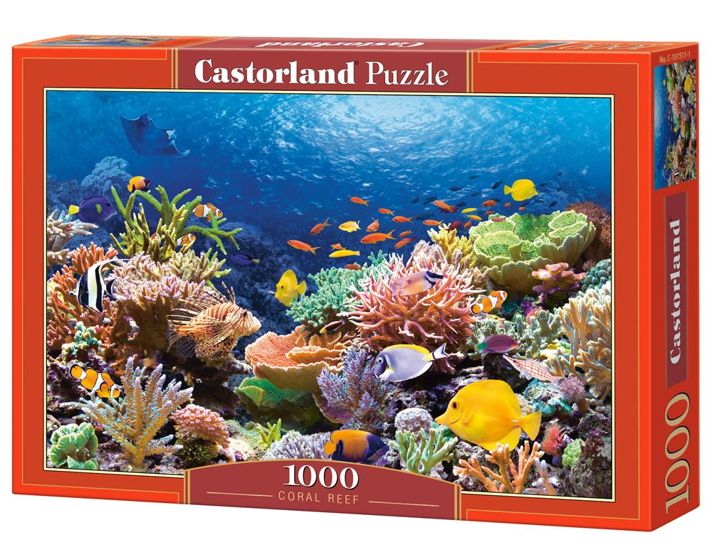 Castorland Coral Reef Fishes Jigsaw Puzzle - 1000 Pieces
