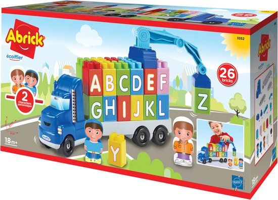Abrick Kraanwagen met Kraan en Letters - 3352