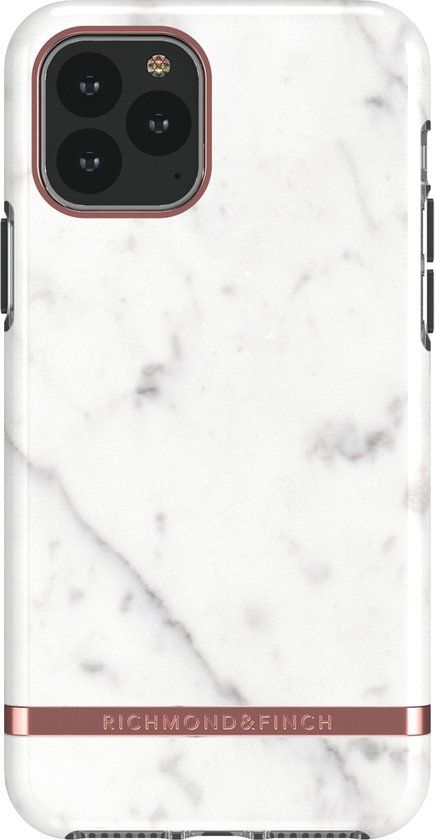 Richmond & Finch White Marble Back Cover for Apple iPhone 11 Pro Max