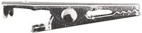 Rayher hobby materialen Rayher Krokodilklemmen - 4x stuks - platina - 4 cm
