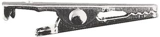 Rayher hobby materialen Rayher Krokodilklemmen - 4x stuks - platina - 4 cm
