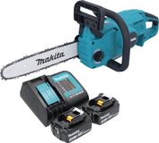Makita DUC 307 SF2X3 accu-kettingzaag 18 V 30 cm borstelloos + 2x accu 3.0 Ah + lader