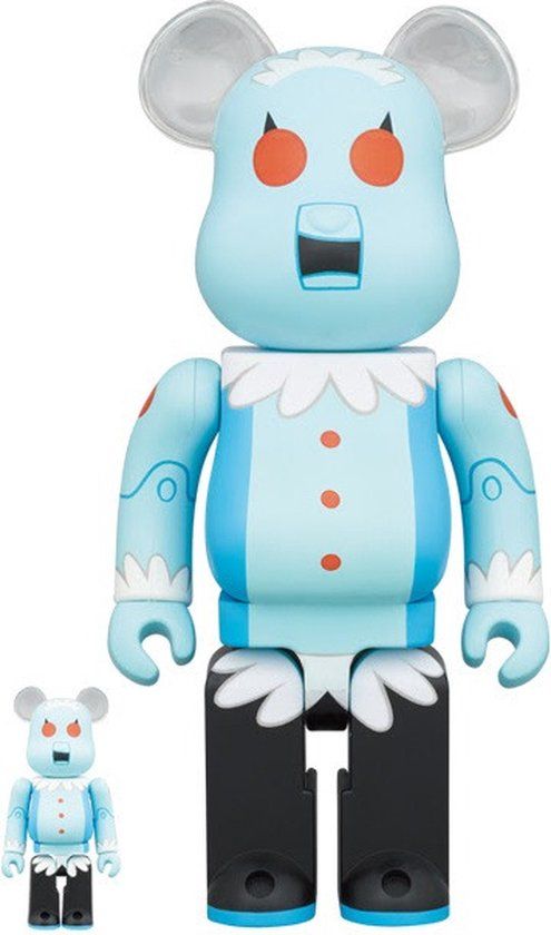 Medicom Toys 400% & 100% Bearbrick Set - Rosie The Robot (The Jetsons) - Blue/Black - Plastic