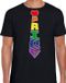 Bellatio Decorations Gay Pride shirt - Zwart - L