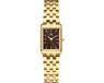 DANISH DESIGN Marie Petite Choco IV97Q1299 Dames Polshorloge Goudkleurig Bruin Analoog Quartz Mineraalglas Staal 22mm