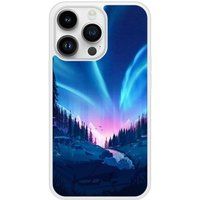Tombee de nuit Verstevigd hoesje met sublimatie bedrukking, compatibel met Apple iPhone 14