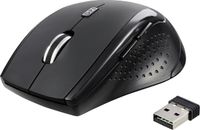 Renkforce RF-WM-210 Souris Radiographique Optique Noir 6 Touches 1600 dpi Ergonomique