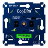 Bailey Electric & Electronics EcoDim ECO-DIM.01 LED Dimmer - Fase Afsnijding - Inbouw - 0-300W - Zwart
