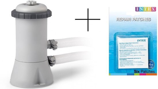 Intex Filterpomp 12v voor 244, 305 en 366 cm zwembad - 2271 L/uur + reparatiesetje