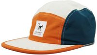 Surf Monkey 5-panel strapback pet - Waterbestendig / Volwassenen / One size (Oranje/Blauw)
