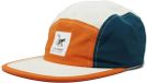 Surf Monkey 5-panel strapback pet - Waterbestendig / Volwassenen / One size (Oranje/Blauw)