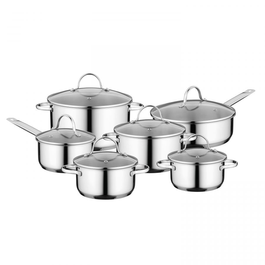 BergHOFF Essentials 12-Piece Stainless Steel Cookware Set
