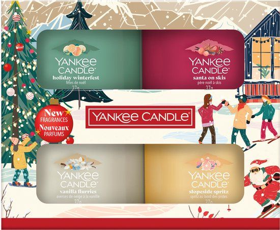 Yankee Candle Apres Ski - 4 Filled Votive Cadeauset