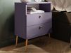 HIGHSTYLE Table de chevet 2 tiroirs rose
