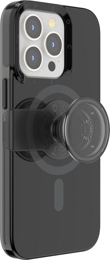 PopSockets PopCase met magnetische ring voor iPhone 13 Pro - Zwart