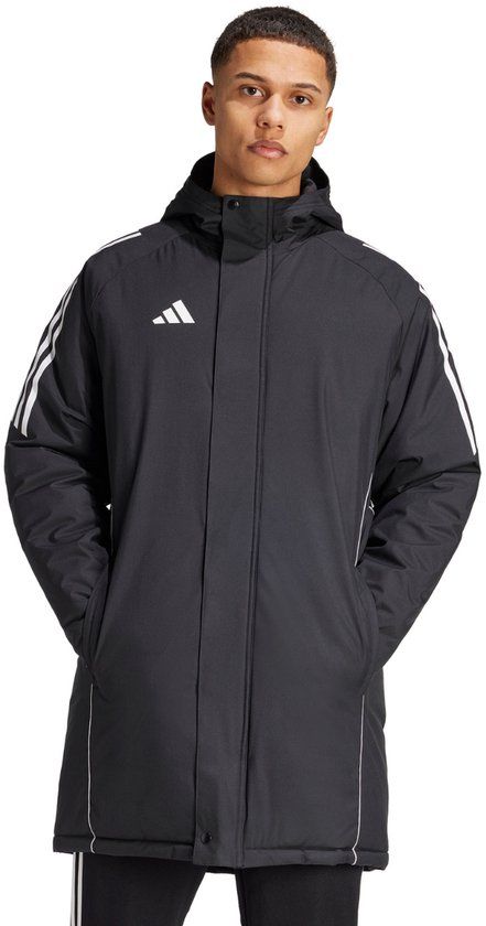 Adidas Jas Heren Tiro 24 Stadium Parka Zwart-Wit - Maat M