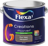 FLEXA Creations Muurverf - Extra Mat - Puur Veen - 2,5 liter