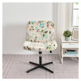 Housse de chaise extensible pour chaise de bureau sans accoudoirs