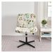 Housse de chaise extensible pour chaise de bureau sans accoudoirs