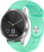 By Qubix - Sportbandje voor Garmin Venu 3s / Vivoactive 4s / Venu 2s / Vivomove 3s / Forerunner 255s / 265s - 18mm - Maat S/M - Zee groen